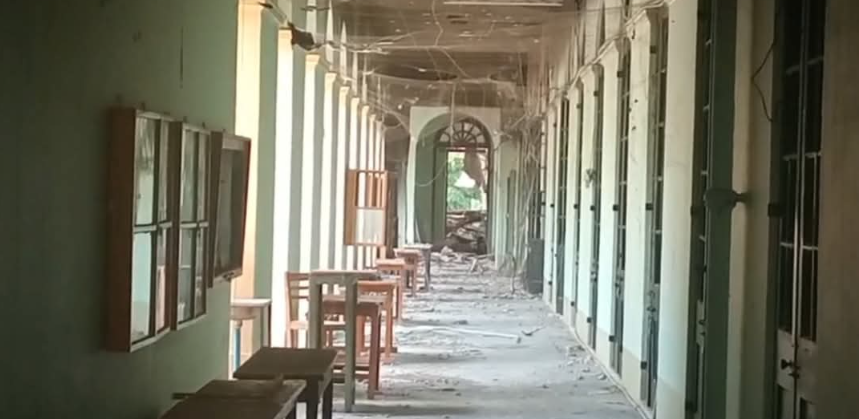 百年曼德勒大学将重修标志性建筑“六颗柱子”