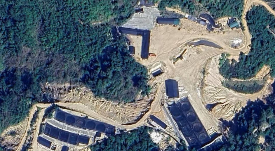 环保与利益：卫星图显示掸邦佤民地武控制区内的两处稀土矿场